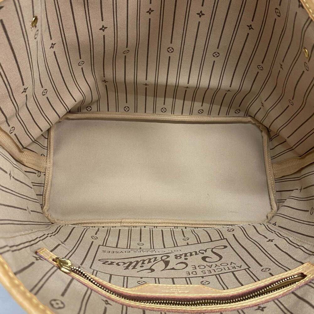 LOUIS VUITTON Brown Monogram Neverfull MM Tote Bag - Picture 4 of 11
